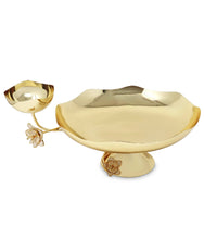 Load image into Gallery viewer, Metal Cake Stand on Gold Base, 12"