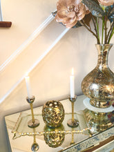 Load image into Gallery viewer, Set Of 2 Candle Holders - Gold/ Nickel