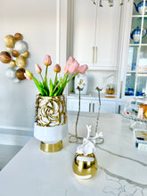 Load image into Gallery viewer, Gold Diffuser with White Block Design, "English Pear & Frees