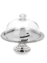 Load image into Gallery viewer, Stainless Steel Dome Cake Stand with Diamonds