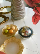 Load image into Gallery viewer, Honey Dish with Glass Insert - Gold/ Nickel