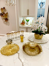 Load image into Gallery viewer, Gold Leaf Chip And Dip Bowl