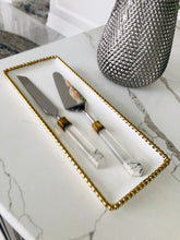 Load image into Gallery viewer, Stainless Steel Cake Servers with Dust Acrylic Handles