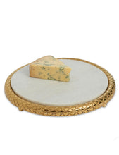 Load image into Gallery viewer, 11" Gold Florentine Marble Tray