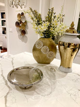 Load image into Gallery viewer, Stainless Steel Dome Cake Stand with Diamonds