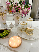 Load image into Gallery viewer, Glass Canister With Marble Lid