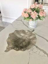 Load image into Gallery viewer, Leaf Shaped Silver Bowl with Vein Design
