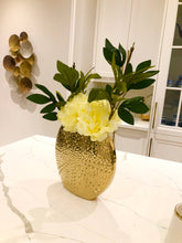 Load image into Gallery viewer, Gold Round Vase
