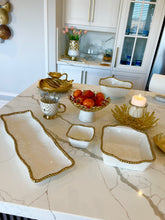 Load image into Gallery viewer, Golden Salerno Square Snack Bowl