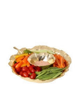 Load image into Gallery viewer, Gold Leaf Chip And Dip Bowl