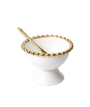 Load image into Gallery viewer, Porcelain White Dessert Bowls - Set Of Four