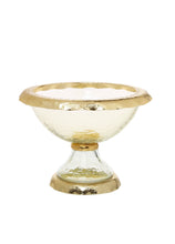 Load image into Gallery viewer, Footed Bowl with Gold Border