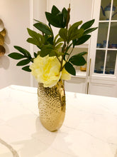 Load image into Gallery viewer, Gold Round Vase
