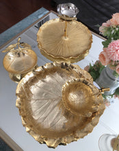 Load image into Gallery viewer, Gold Leaf Chip And Dip Bowl