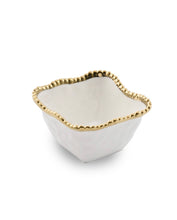 Load image into Gallery viewer, Golden Salerno Square Snack Bowl