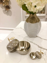 Load image into Gallery viewer, Silver Apple-shaped Jar