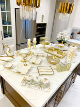 Load image into Gallery viewer, Cutlery Holder Gold Loop Design
