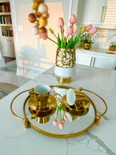 Load image into Gallery viewer, Tea cups Gold - set of 2
