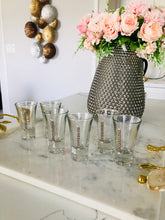 Load image into Gallery viewer, Swarovski Crystal 6 Liquor Glass With Tray
