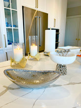 Load image into Gallery viewer, Stainless Steel Boat Bowl With Stones
