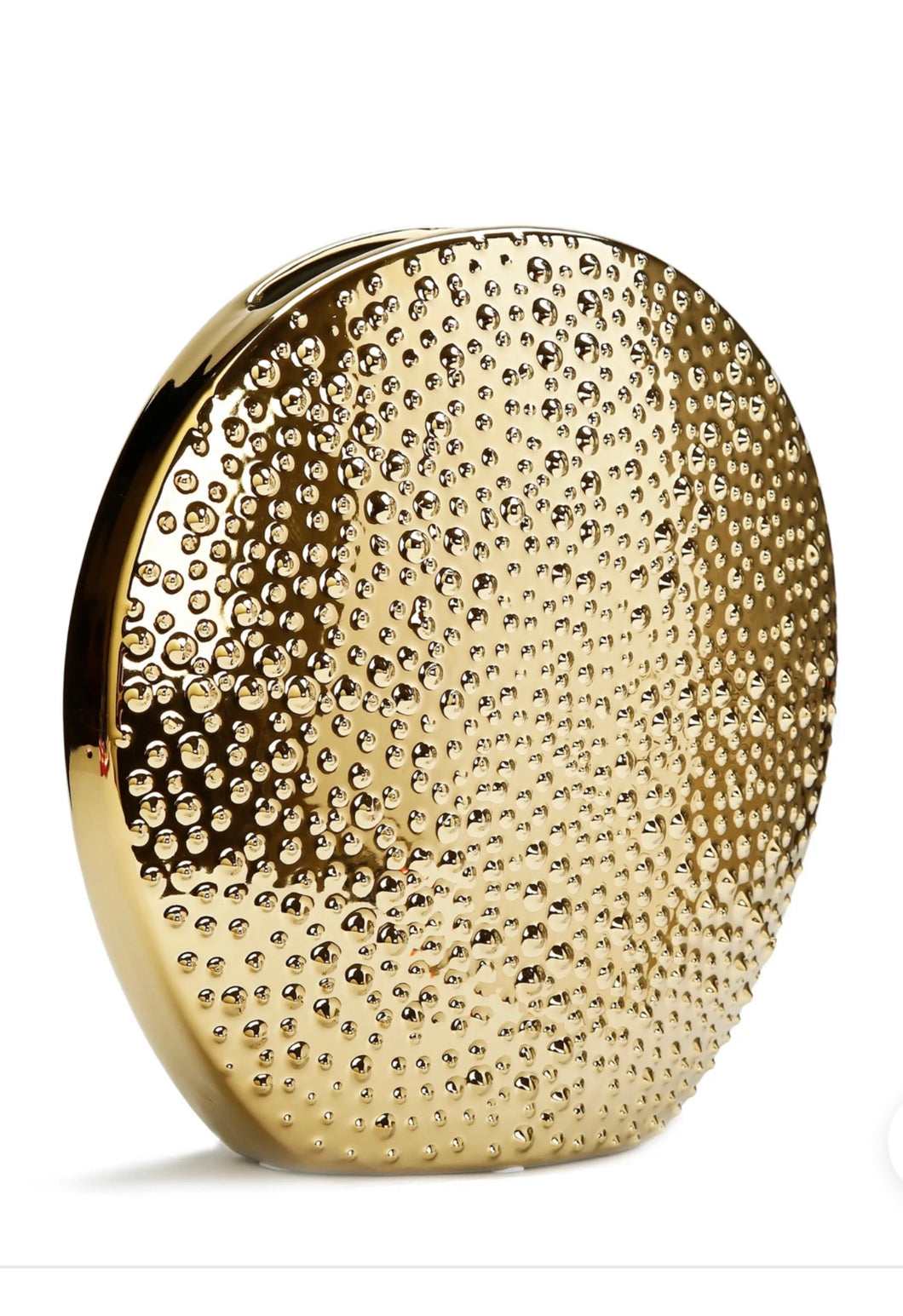 Gold Round Vase