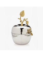 Load image into Gallery viewer, Leaf Design Apple Jam Jar with Spoon
