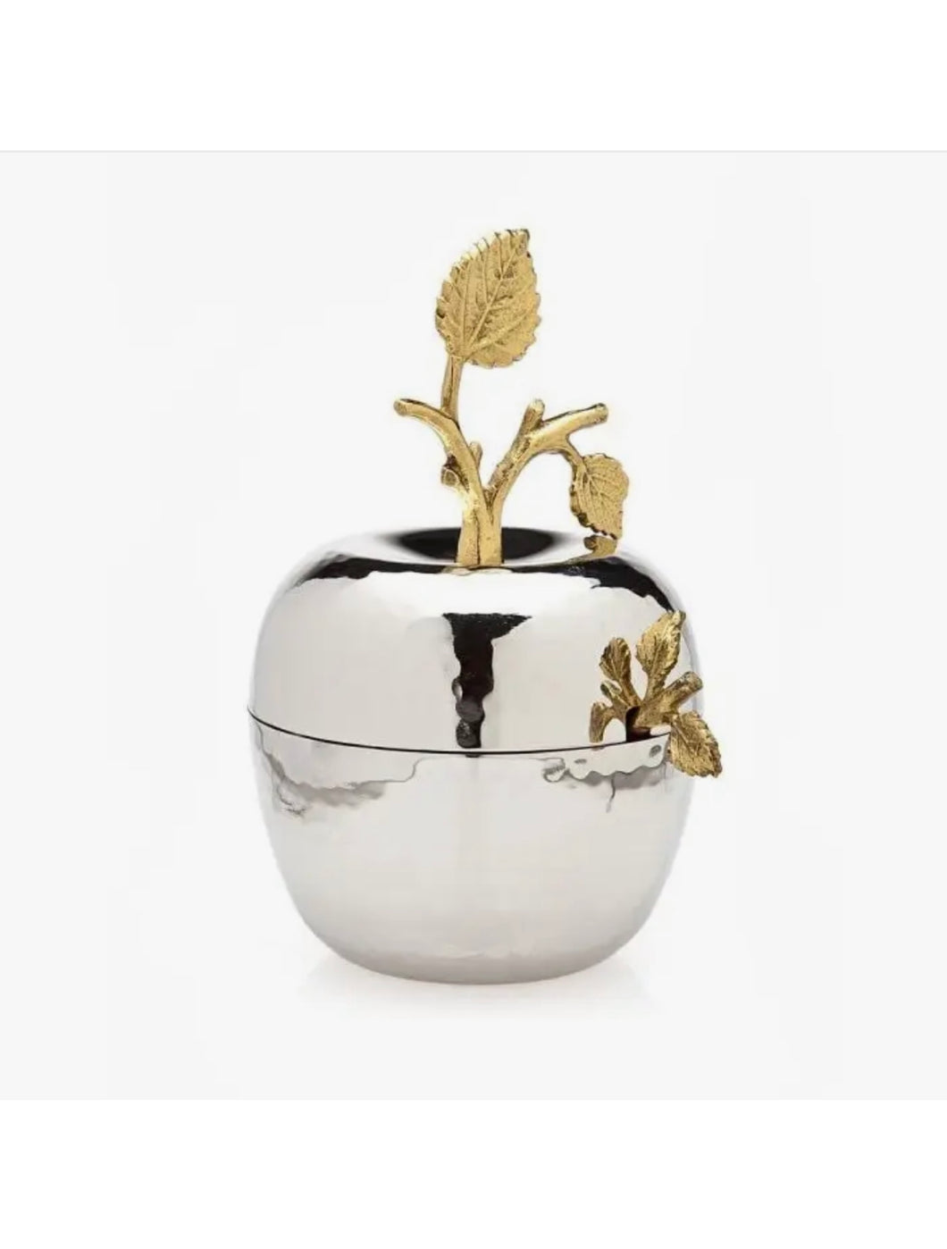 Leaf Design Apple Jam Jar with Spoon