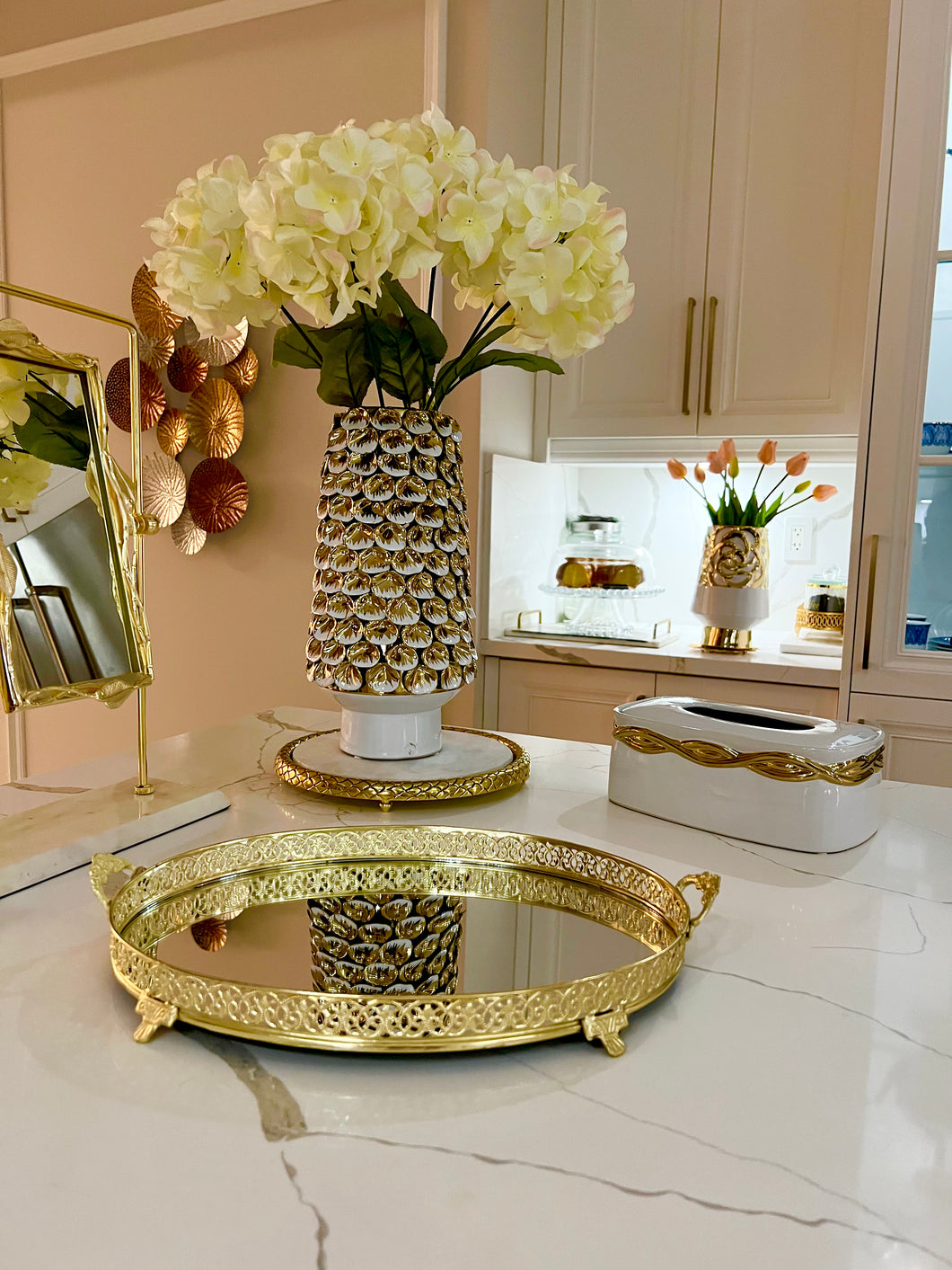 Gold Mirrored Tray
