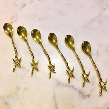 Load image into Gallery viewer, Golden Coffee/Tea Spoon - Set of 6
