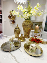 Load image into Gallery viewer, Gold Mirrored Tray
